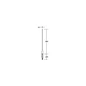 Brumberg gorund spike luminaire VITI lateral light direction, medium, switchable IP65, powder coated, graphite grey 
