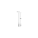 Outdoor LED Erdspieß-Strahler VITI, IP65 IK06, 230V AC, CRi >90, Kabel offen, graphit / opal, schaltbar, 58cm, 6W 3000K