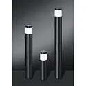 Brumberg LED Pollerleuchte STICK 8W, 3000-4000K, 530lm, IP65, Höhe 75 cm, rund, schwarz