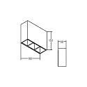 Brumberg Outdoor LED Wandanbauleuchte MARIBO Up/Down, 100°, 2x3,7W, 3000K, 424lm, IP54, strukturgraphit