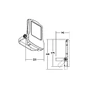 Brumberg LED Fluter MATRIX micro 20W, 4000K, 2890lm, IP66, titan