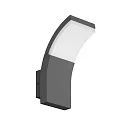 LED Außenwandleuchte FAGI IP54, 6W, 3000K, 440lm, 230V, schaltbar, graphit