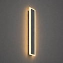 Brumberg LED Außenwandleuchte MASBATE, IP65, 3CCT, schaltbar, schwarz matt / opal, 60cm, 18W 3000/4000/6000K 380lm 110°