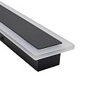 Brumberg LED Außenwandleuchte MASBATE, IP65, 3CCT, schaltbar, schwarz matt / opal, 60cm, 29W 3000/4000/6000K 610lm 110°
