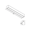 Brumberg LED Wandanbauleuchte DARBEE, IP65, 230V AC, 50 HZ, 18W, 3000K, 1150lm, graphit, schaltbar
