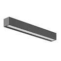 LED Wandanbauleuchte DARBEE, IP65, 230V AC, 50 HZ, 2x18W, 3000K, 2300lm, graphit, schaltbar