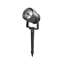 LED Erdspießstrahler LEGRA, 20W, 3000K, 1130lm, IP65, 230V AC, graphit, schaltbar