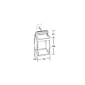 Brumberg LED Solarwandleuchte VARIA IP65, 2,2W, 3000K, 210lm, Höhe 38,3 cm, graphit, schaltbar