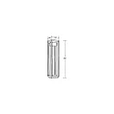 Brumberg LED Pollerleuchte LEVU, IP54, 230V AC, 6.6W 425lm, Alu-Druckguss, strukturgraphit, schaltbar, 60cm