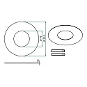 Brumberg Reduzierring mit Außen-Ø 15cm, Weiß
