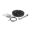 Zubehör für LED Aufbau-Diffusorleuchte SUNNY - Pendel-Set, Baldachin Ø 15cm + 150cm Abhängung, mechanisch, ohne Zuleitung