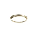 Deko-Ring für Outdoor LED Decken-/Wandleuchte MAKIRA - Ø 25cm, Recycling-PC, gold, strukturiert