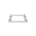 Reduzierring zu Einbaudownlight APOLLO MAXI, 27x27 cm, Stärke 0,15 cm, mit 3 Befestigungsfedern, silber