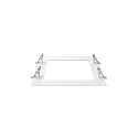 Reduzierring zu Einbaudownlight APOLLO MAXI, 27x27 cm, Stärke 0,15 cm, mit 3 Befestigungsfedern, weiß