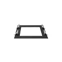 Reduzierring zu Einbaudownlight APOLLO MAXI, 27x27 cm, Stärke 0,15 cm, mit 3 Befestigungsfedern, schwarz