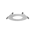 Zubehör für Decken-Einbauleuchten - Reduzierring, Ø 14.5cm / innen Ø 6.8cm, DA Ring Ø 13cm, Stahl, chrom glänzend