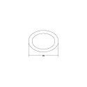 Brumberg Zubehör für LED Einbau-Downlight MUNA MIDI - Abdeckring / Vorsatz-Element, rund, schwarz matt