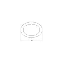 Brumberg Zubehör für LED Einbau-Downlight MUNA MEGA - Abdeckring / Vorsatz-Element, rund, schwarz matt