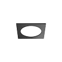 Zubehör für LED Einbau-Downlight MUNA MINI - Abdeckring / Vorsatz-Element, eckig, schwarz matt