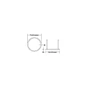 Brumberg LED Pendelleuchte DEVON, Ringform, Ø 120cm, CRi >90, UGR <19, DALI-2 dimmbar, 54W 4000K, strukturweiß