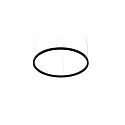 pendant luminaire DEVON Ø 120CM for VDU workstation, DALI controllable IP20, powder coated, black matt dimmable