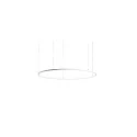 LED Pendelleuchte ANDROS IN, Ringform, Ø 180cm, CRi >90, UGR <22, Casambi dimmbar, 130W 3000K, strukturweiß