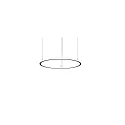 LED Pendelleuchte ANDROS IN/OUT, Ringform, Ø 80cm, CRi >90, UGR <22, DALI-2 dimmbar, 60W 4000K, strukturschwarz
