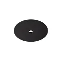 Akustik-Element SLENTIUM, GLATT, rund, Ø 89.5cm / innen Ø 15.2cm für Einbauleuchte (zentral), inkl. Abhängung, charcoal