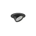 LED Einbaurichtstrahler ARTEMIS MICRO, 60°, 15W, 3500K, 1731lm, IP20, 230V AC, 50 Hz, CRI > 90, rund, schwarz