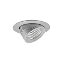 LED Einbaurichtstrahler ARTEMIS MAXI, 60°, 41,5W, 4000K, 5343lm, IP20, 230V AC, 50 Hz, CRI > 90, rund, silber