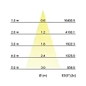 Brumberg LED-Schienenstrahler 230 V AC, 50 Hz, 2, 3500K, schwarz