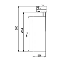 Brumberg LED-Schienenstrahler 230 V AC, 50 Hz, 3, 3500K, schwarz