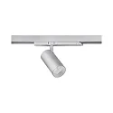 LED 3-Phasen Strahler TRAXX MICRO, 40°, 11W, 1391lm, IP20, 230V AC, 50 Hz, CRI > 90, rund, drehbar, 3000K, silber