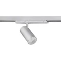 LED Schienenstrahler TRAXX MICRO 230V AC, 50 Hz, 9,4W, 40°, 3000K, 1149lm, CRI > 90, rund, drehbar, silber