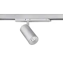 LED Schienenstrahler TRAXX MINI 230V AC, 50 Hz, 12,5W, 40°, 4000K, 1544lm, CRI > 90, rund, silber