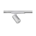 LED 3-Phasen Strahler TRAXX MAXI, 20°, 24W, 2943lm, IP20, 230V AC, 50 Hz, CRI > 90, rund, drehbar, 3500K, silber