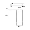Brumberg LED 3-Phasen Strahler TRAXX MAXI, 40°, 24W, 3044lm, IP20, 230V AC, 50 Hz, CRI > 90, rund, drehbar, 3500K, silber