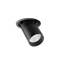 LED Einbaustrahler TRAXX MICRO 230V AC, 50 Hz, rund, CRI > 90, 6,8W, 60°, 4000K, 791lm, schwarz