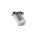 LED Einbaurichtstrahler TRAXX MINI, 20°, 15W, 1788lm, IP20, 230V AC, 50 Hz, CRI > 90, rund, 3500K, silber