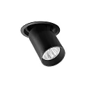 LED Einbaustrahler TRAXX MINI 230V AC, 50 Hz, CRI > 90, 12,5W, 60°, 3000K, 1411lm, rund, schwarz