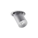 LED Einbaurichtstrahler TRAXX MIDI, 25°, 20W, 2681lm, IP20, 230V AC, 50 Hz, CRI > 90, rund, 4000K, silber
