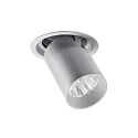 LED Einbaustrahler TRAXX MIDI 230V AC, 50 Hz, rund, CRI > 90, 19,5 W, 30°, 3000K, 2399lm, silber