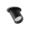 LED Einbaustrahler TRAXX MIDI 230V AC, 50 Hz, rund, CRI > 90, 19,5 W, 30°, 3000K, 2399lm, schwarz