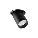 LED Einbaurichtstrahler TRAXX MAXI, 40°, 27W, 3748lm, IP20, 230V AC, 50 Hz, CRI > 90, rund, 4000K, schwarz