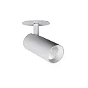LED Halbeinbau-Richtstrahler TRAXX MICRO, 230V AC, 50 Hz, 9,4W, 30°, 4000K, 1267lm, CRI > 90, rund, silber