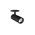 LED Halbeinbaustrahler TRAXX MICRO, 30°, 11W, 1365lm, IP20, 230V AC, 50 Hz, CRI > 90, DALI dimmbar, rund, 3500K, schwarz