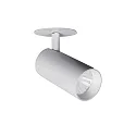 LED Halbeinbau-Richtstrahler TRAXX MINI, 230V AC, 50 Hz, 12,5W, 40°, 3500K, 1526lm, CRI > 90, rund, silber
