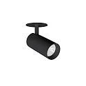 LED Halbeinbaustrahler TRAXX MINI, 60°, 14,5W, 1782lm, IP20, 230V AC, 50 Hz, CRI > 90, DALI dimmbar, rund, 4000K, schwarz