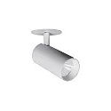LED Halbeinbaustrahler TRAXX MIDI, 30°, 21W, 2620lm, IP20, 210V AC, 50 Hz, CRI > 90, DALI dimmbar, rund, 3000K, silber
