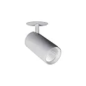 LED Halbeinbaustrahler TRAXX MAXI, 20°, 24W, 2935lm, IP20, 230V AC, 50 Hz, CRI > 90, DALI dimmbar, rund, 3500K, silber
